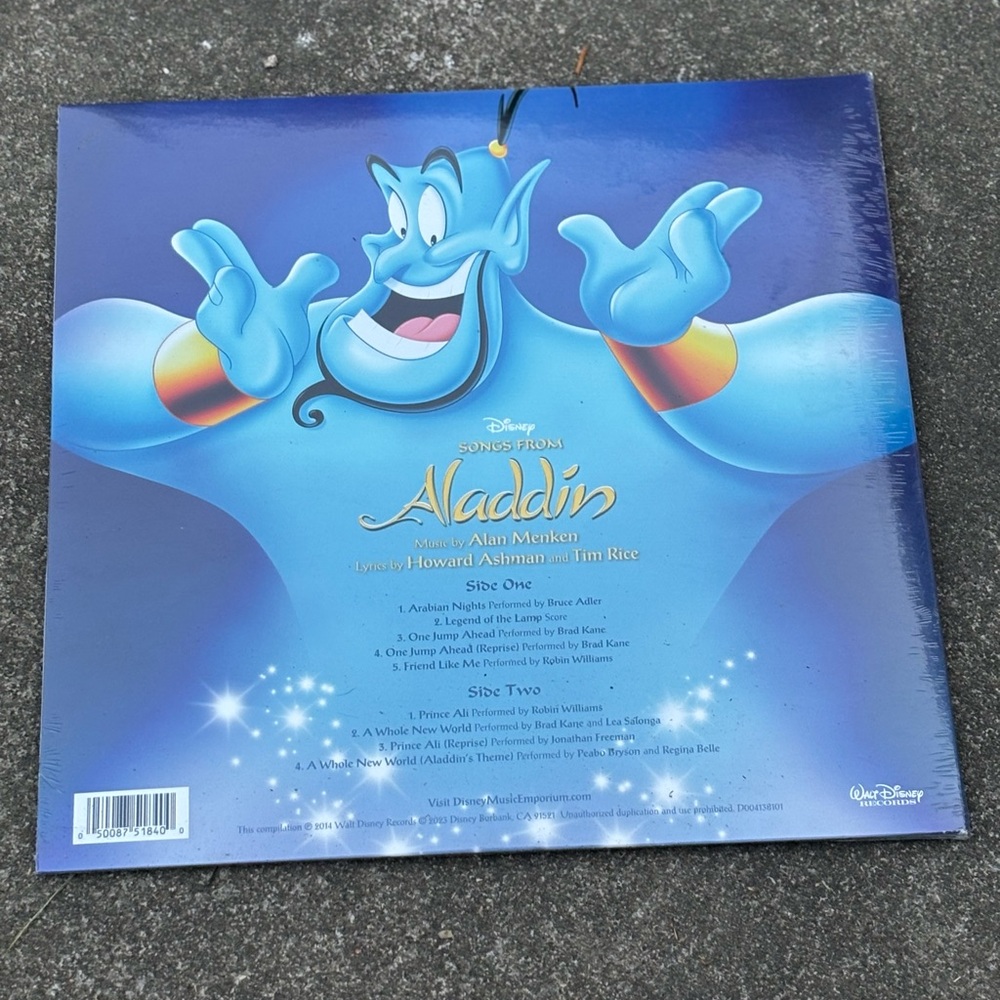 Disney Aladdin Exclusive Vinyl Record Collection! - Picture 2 of 2